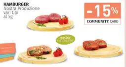 Prezzemolo e Vitale Hamburger nostra produzione vari tipi al kg offerta