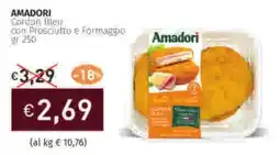 Prezzemolo e Vitale Amadori cordon bleu con prosciutto e formaggio offerta