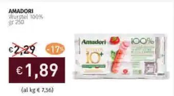 Prezzemolo e Vitale Amadori wurstel 100% offerta