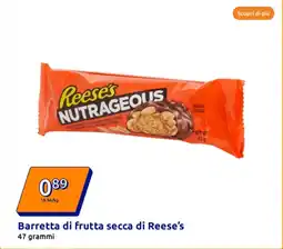 Action Barretta di frutta secca di Reese's offerta