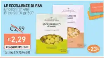 Prezzemolo e Vitale LE ECCELLENZE DI P&V Gnocchi Gnocchett offerta