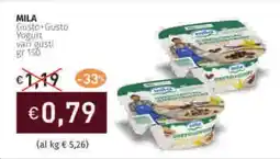 Prezzemolo e Vitale MILA Gusto Gusto Yogurt van gusti offerta