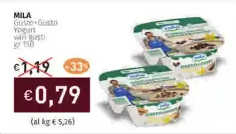 Prezzemolo e Vitale MILA Gusto Gusto Yogurt van gusti offerta