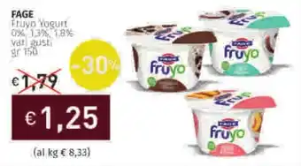 Prezzemolo e Vitale FAGE fruyo Yogurt offerta