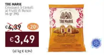 Prezzemolo e Vitale TRE MARIE Croissant 5 Cereall offerta