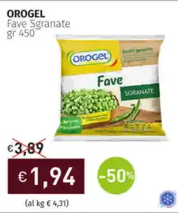 Prezzemolo e Vitale OROGEL Fave Sgranate offerta