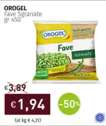 Prezzemolo e Vitale OROGEL Fave Sgranate offerta