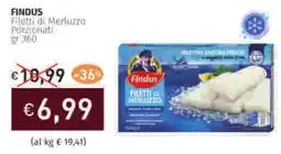 Prezzemolo e Vitale FINDUS Filetti di Merluzzo Porzionati offerta