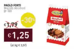 Prezzemolo e Vitale PAOLO FORTI Biscotti Minitroll offerta