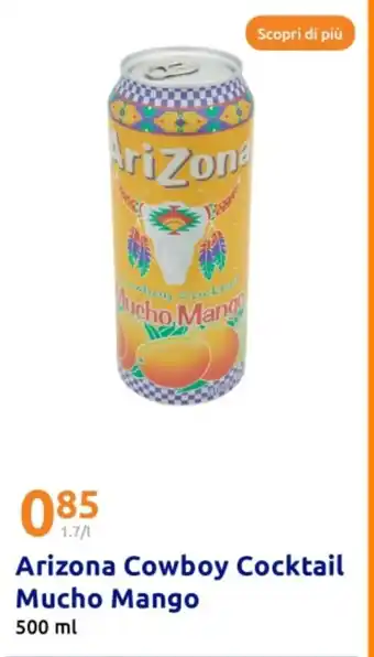 Action Arizona Cowboy Cocktail Mucho Mango offerta