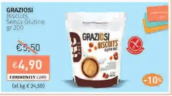 Prezzemolo e Vitale GRAZIOSI Biscuits Senza Glubne offerta