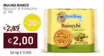 Prezzemolo e Vitale MULINO BIANCO Baiocchi al Pistacchio offerta