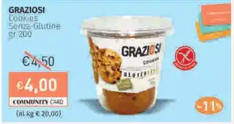 Prezzemolo e Vitale GRAZIOSI Cookies Senza Glutine offerta