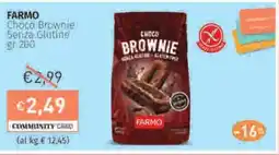 Prezzemolo e Vitale FARMO Choco Brownie Senza Glutine offerta