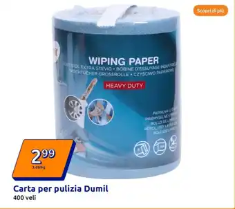 Action Carta per pulizia Dumil offerta