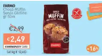 Prezzemolo e Vitale FARMO Chaco Muffin Senza Glutine offerta