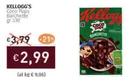 Prezzemolo e Vitale KELLOGG'S Coco Pops Barchette offerta