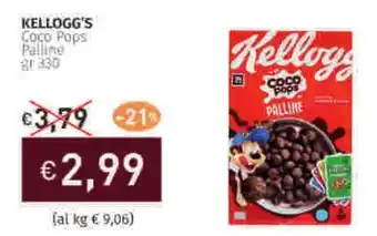 Prezzemolo e Vitale KELLOGG'S Coco Pops Palline offerta