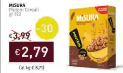 Prezzemolo e Vitale MISURA Protein Cereall offerta