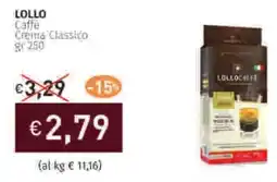 Prezzemolo e Vitale LOLLO Caffe Crema Classico offerta