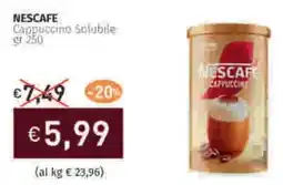 Prezzemolo e Vitale NESCAFE Cappuccino Solubile offerta