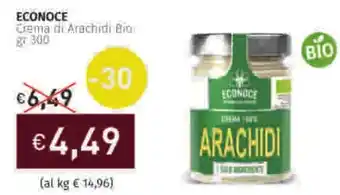 Prezzemolo e Vitale ECONOCE Crema di Arachidi Bio offerta