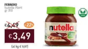 Prezzemolo e Vitale FERRERO Nutella Plant offerta