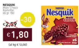 Prezzemolo e Vitale NESQUIK Maxi Choco Barrette offerta