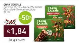 Prezzemolo e Vitale GRAN CEREALE Barrette Mirtill/Avena/Mandorle offerta