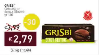 Prezzemolo e Vitale GRISBI Cioccolato Senza Glutine offerta