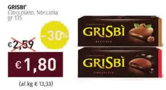 Prezzemolo e Vitale GRISBI Cioccolato Nocciola offerta