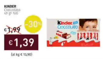 Prezzemolo e Vitale KINDER Cioccolato offerta