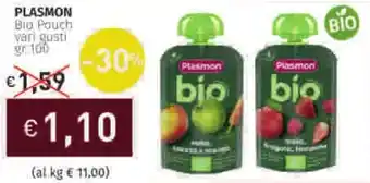 Prezzemolo e Vitale PLASMON Bio Pouch vari gusti offerta