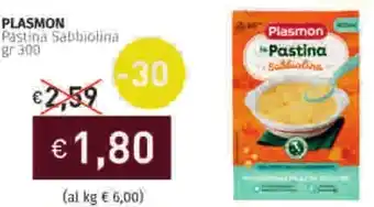 Prezzemolo e Vitale PLASMON Pastina Sabbiolina offerta