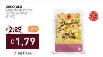 Prezzemolo e Vitale GAROFALO Gnocchi di Patate Senza Glutine offerta