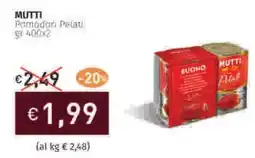 Prezzemolo e Vitale MUTTI Pomodoro Pelati offerta