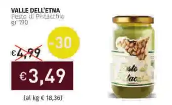 Prezzemolo e Vitale VALLE DELL'ETNA Pesto di Pistachio offerta