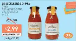 Prezzemolo e Vitale LE ECCELLENZE DI P&V Sugo offerta