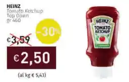 Prezzemolo e Vitale HEINZ Tomato Ketchup Tap Down offerta