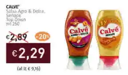 Prezzemolo e Vitale CALVE Salsa Agro & Dalce. Senape Top Down offerta