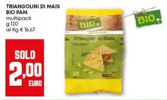 Pam Triangolini di mais BIO PAM offerta