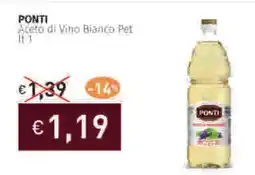 Prezzemolo e Vitale PONTI Aceto di Vino Bianco Pet offerta