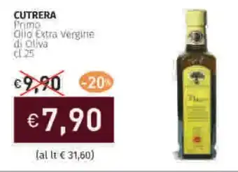 Prezzemolo e Vitale CUTRERA Olio Extra Vergine di Oliva offerta