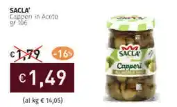 Prezzemolo e Vitale SACLA Capperi in Aceto offerta