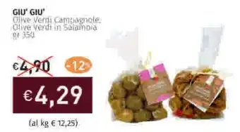 Prezzemolo e Vitale GIỮ GIỮ Olive Verdi Campagnole. Olive Verdi in Salamora offerta