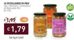 Prezzemolo e Vitale LE ECCELLENZE DI P&V Cec, Borlott Cannellini al Naturale Bio offerta