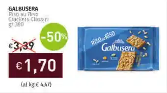 Prezzemolo e Vitale GALBUSERA Riso su Riso Crackers Classic offerta