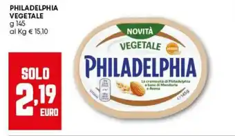 Pam Philadelphia vegetale offerta