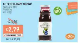 Prezzemolo e Vitale LE ECCELLENZE DI P&V Nettare Bio Mirtillo offerta