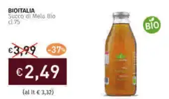 Prezzemolo e Vitale BIOITALIA Succo di Mela Elio offerta